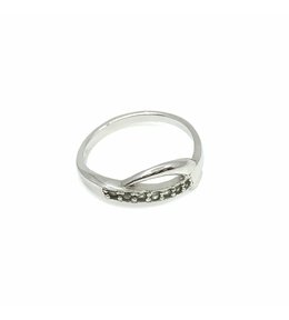 Jan Kos jewellery Stříbrný prsten s vltavínem 32106259