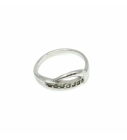 Jan Kos jewellery Stříbrný prsten s vltavínem 32108598