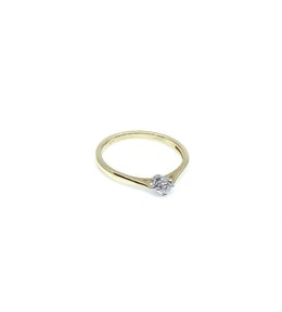 Diante Zlatý prsten s briliantem 83000324