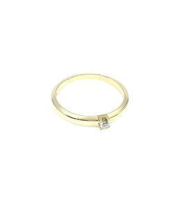 Diante Zlatý prsten s briliantem 83000339