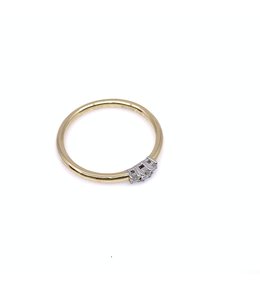 Diante Zlatý prsten s briliantem 83000624