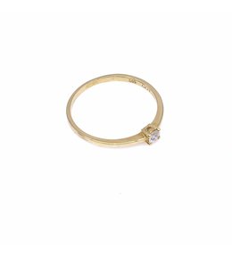Diante Zlatý prsten s briliantem 83000625