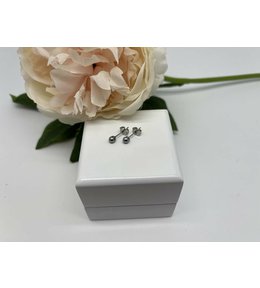 Jan Kos jewellery Náušnice z oceli s perlou MHT-2157/SP00