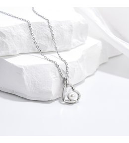 Jan Kos jewellery Stříbrný náhrdelník s perlou MHT-3020/SP00