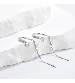 Jan Kos jewellery Stříbrné náušnice MHT-3048/SW00