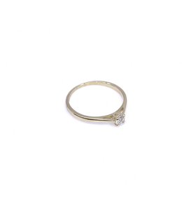 Diante Zlatý prsten s briliantem SLT92994